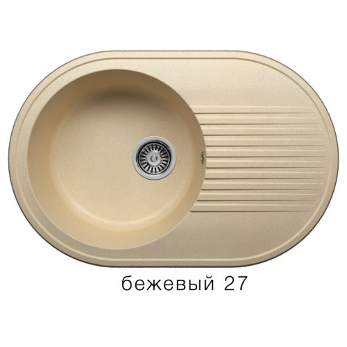 Мойка врезная каменная F-16 (цвет в ассортименте)