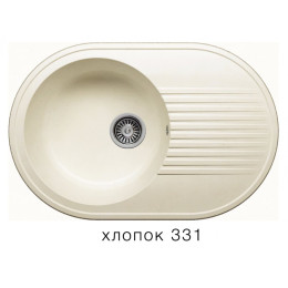 Мойка врезная каменная F-16 (цвет в ассортименте)