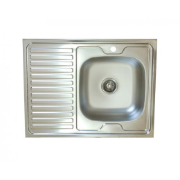 Мойка накладная правая 80х60