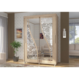 Шкаф-купе "Комфорт-12 ПРАЙМ 1,5 м" (фантазия)