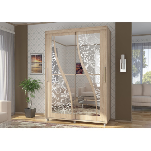 Шкаф-купе Комфорт-12 ПРАЙМ 1,5 м (фантазия)