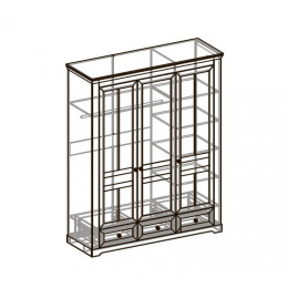 Шкаф 3-х створчатый "Ривьера" (МебельМаркет)