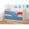 Детская кровать Дельфин МДФ 1,4 м.