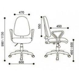 Кресло для сотрудника "Престиж Самба"