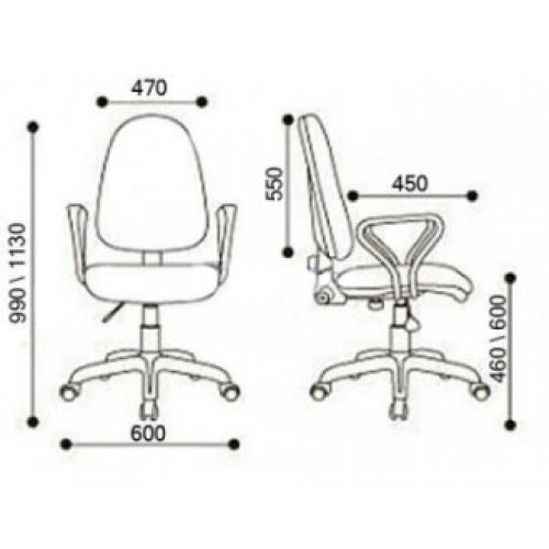 Кресло для сотрудника Престиж Самба