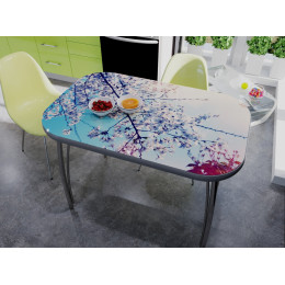 Стол со стеклом "Сакура" 1200х800 SL