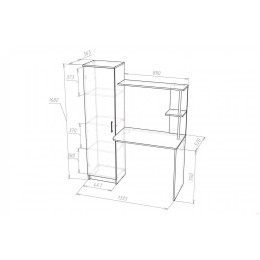 Стол письменный "Стенли"