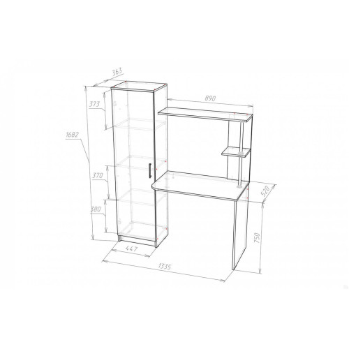 Стол письменный "Стенли"