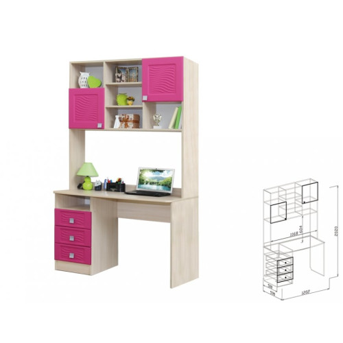 Компьютерный стол №1 Акварель