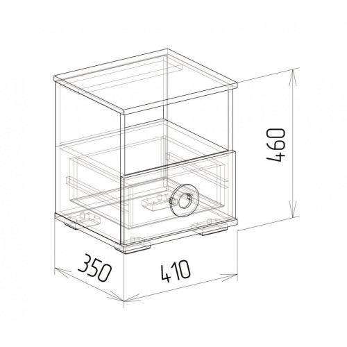 Прикроватная тумба №9 Космос
