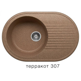 Мойка врезная каменная F-16 (цвет в ассортименте)