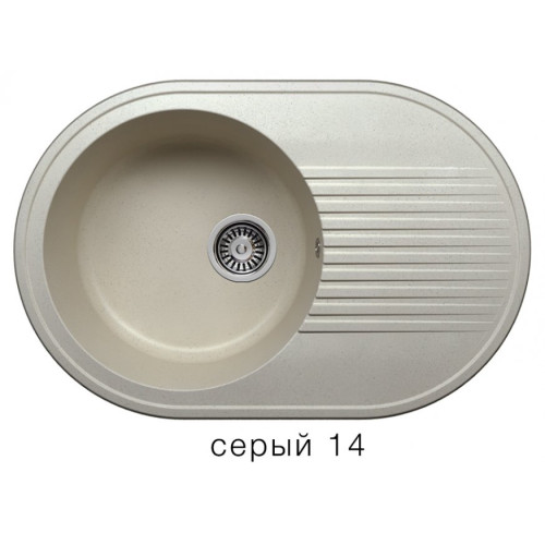 Мойка врезная каменная F-16 (цвет в ассортименте)
