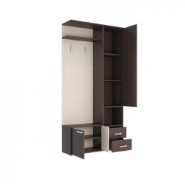 Шкаф с зеркалом Домино (А)