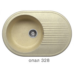 Мойка врезная каменная F-16 (цвет в ассортименте)
