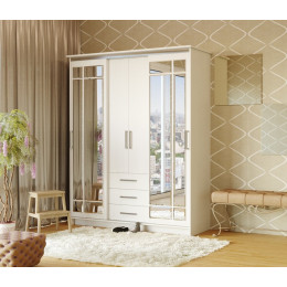 Шкаф-купе Фортуна (Маэстро) (белый)