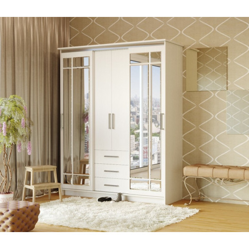 Шкаф-купе Фортуна (Маэстро) (белый)