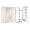 Шкаф 4х-створчатый Виктория