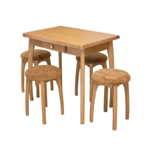 Стол обеденный раскладной к КУ Б (нога новый бочонок)