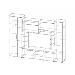 Стенка "Атлантида-11" ПРИНТ SL