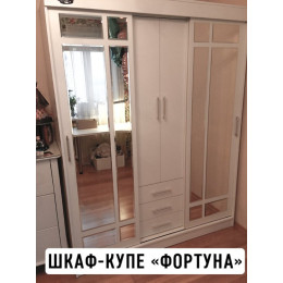 Шкаф-купе белый Фортуна (Вавилон)