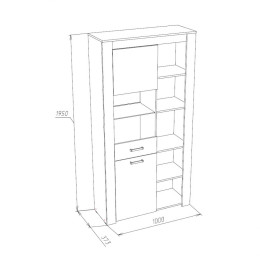 Сервант СВ-100 "Прага"