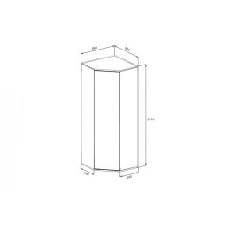 Шкаф угловой "Палермо-3"