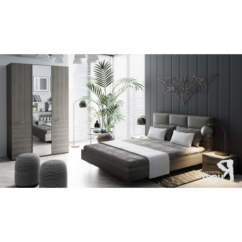 Кровать с подъемным механизмом и мягким изголовьем Либерти