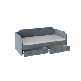 Кровать с мягкой обивкой и ящиками "Кантри" Тип 1 (900)