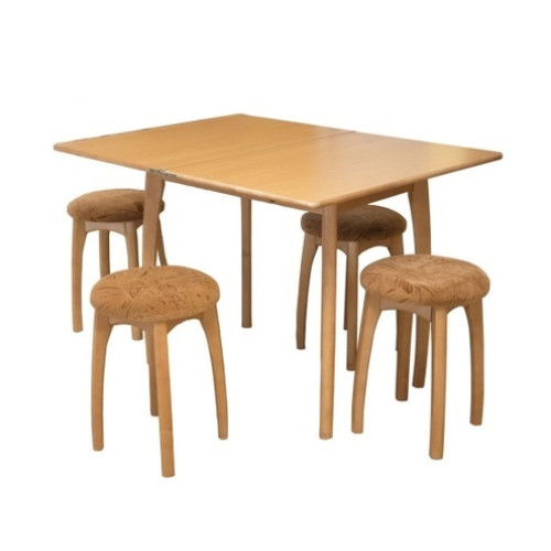 Стол обеденный раскладной к КУ Б (нога новый бочонок)