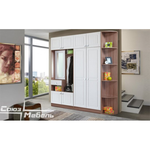 Прихожая Вега (рельеф пастель)