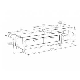 Тумба ТВ "Генезис"