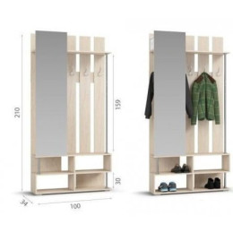 Прихожая с зеркалом "Лас-Вегас" SL