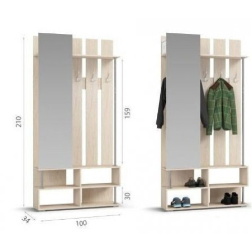 Прихожая с зеркалом Лас-Вегас SL