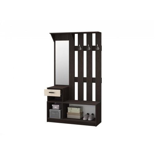 Вешалка с зеркалом 1200 Машенька