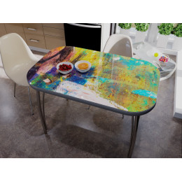 Стол со стеклом "Модерн"