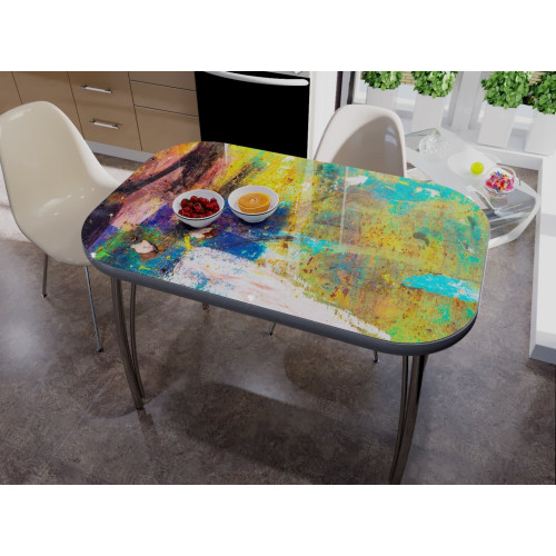 Стол со стеклом Модерн