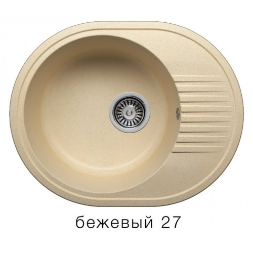 Мойка врезная каменная F-22 (цвет в ассортименте)