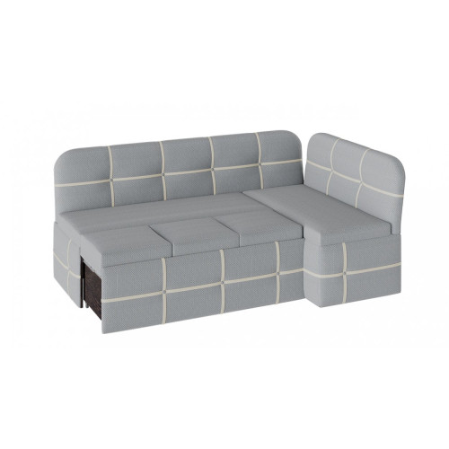 Скамья угловая со спальным местом Майами (Сине-бежевый)