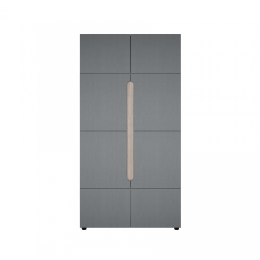 Шкаф 2х-створчатый "Палермо-3" (Графит)