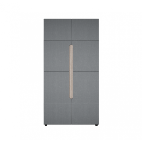 Шкаф 2х-створчатый Палермо-3 (Графит)