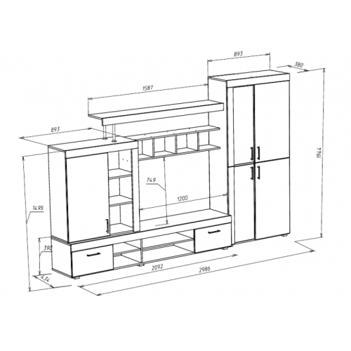 Гостиная Монтана