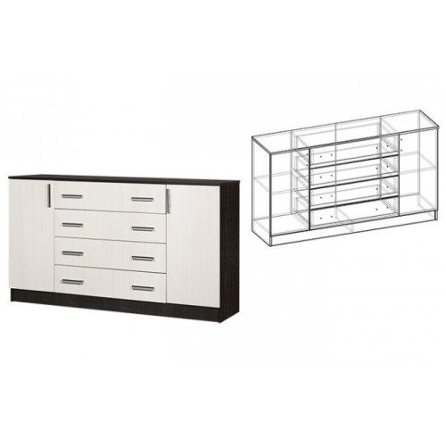 Комод комбинированный Светлана