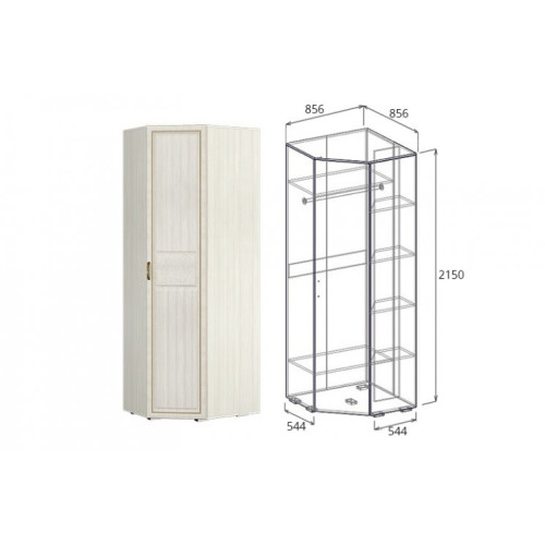 Шкаф угловой левый/правый (540) Виктория