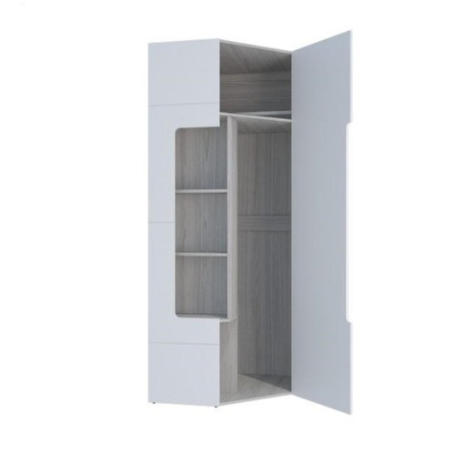 Шкаф угловой с полками Палермо Юниор