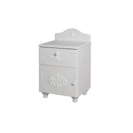 Тумба прикроватная "Барокко" с дверью и ящиком