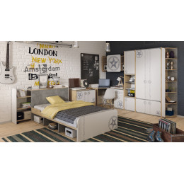 Стеллаж торцевой "Мегаполис"