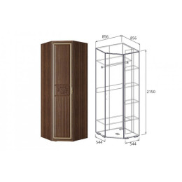 Шкаф угловой левый/правый (540) "Виктория"