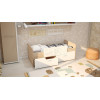 Кровать с бортиком и ящиками Умка