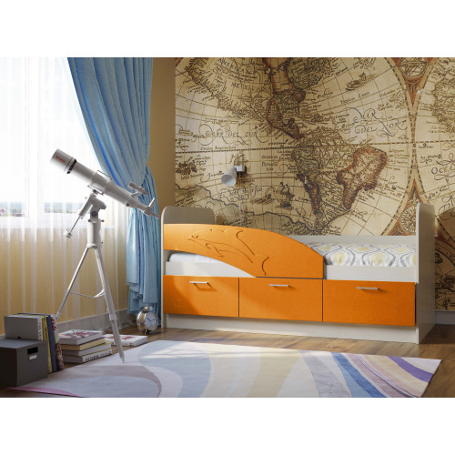 Детская кровать Дельфин МДФ 2,0 м.