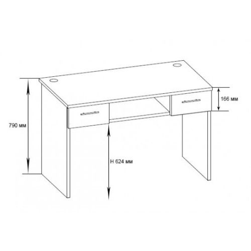 Стол компьютерный КСТ-107.1